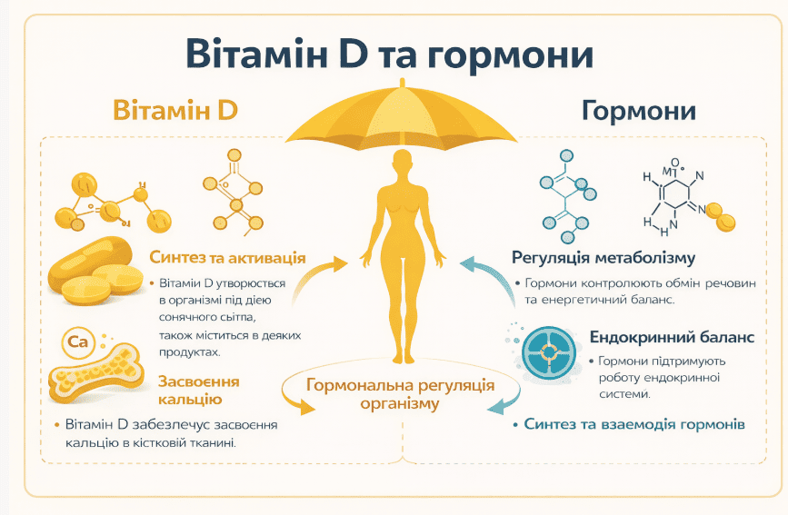 жіночі гормони та вітамін д