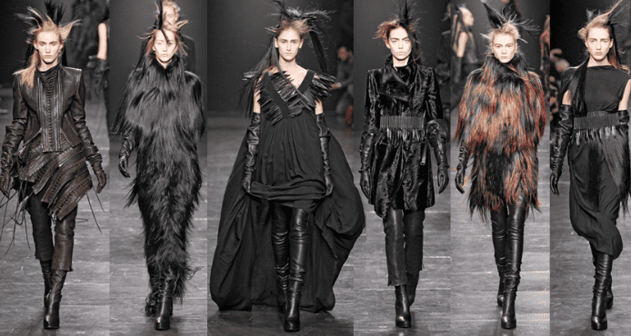ann demeulemeester готичний стиль