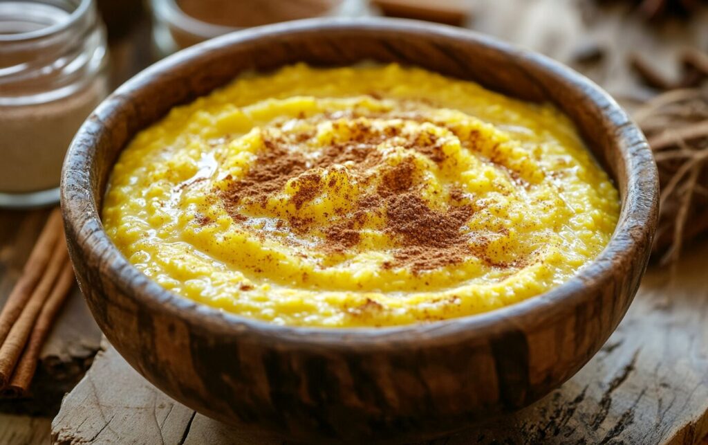 вершкова кукурудзяна каша