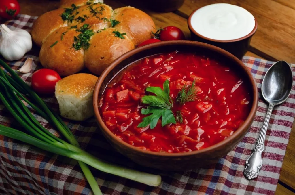 борщ з буряка