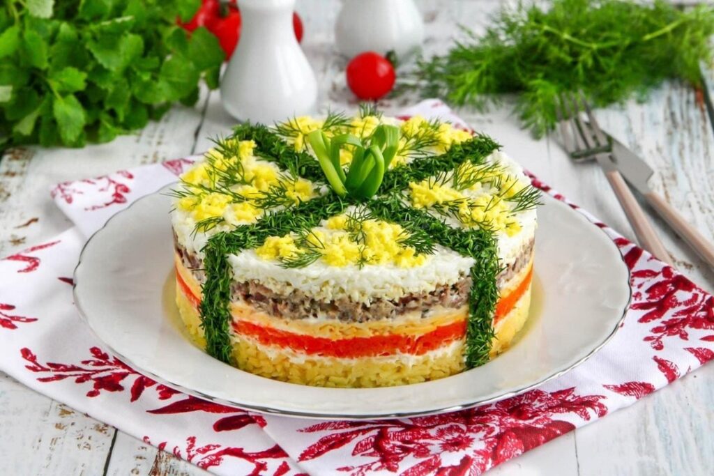 салат мімоза калорійність