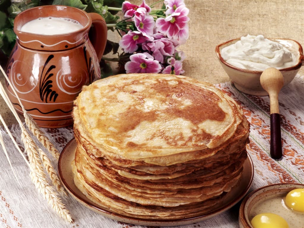 млинці на молоці