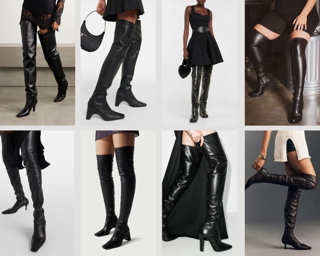 ботфорти друга шкіра stretch boots