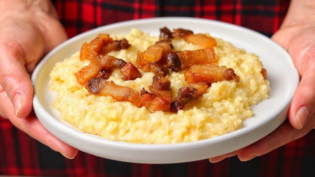 капуста - пшоном і шкварками